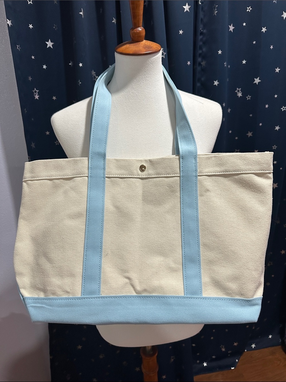 NWOT Baublebar Canvas Tote - Picture 4 of 5